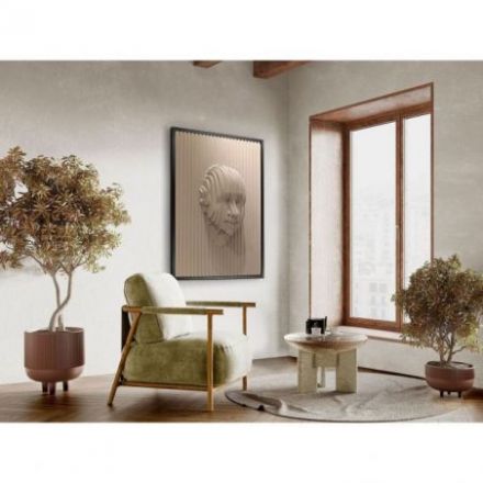 Beige Face Bajorrelieve 90x120 de Schuller