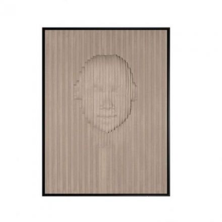 Beige Face Bajorrelieve 90x120 de Schuller