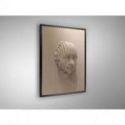 Beige Face Bajorrelieve 90x120 de Schuller