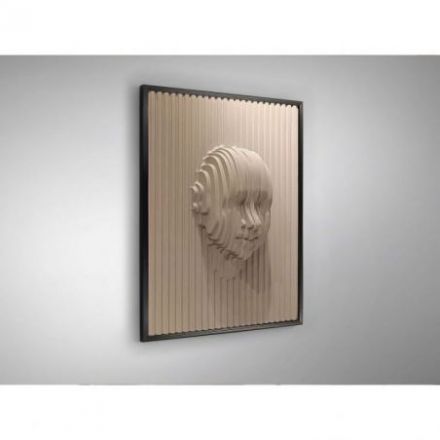 Beige Face Bajorrelieve 90x120 de Schuller