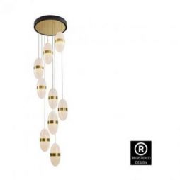 Garden Lámpara 9l Negro Bronce de Schuller