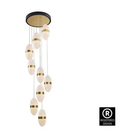 Garden Lámpara 9l Negro Bronce de Schuller