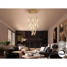 Velas Lámpara 9l Oro Dimable de Schuller