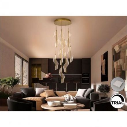 Velas Lámpara 9l Oro Dimable de Schuller