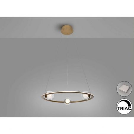 Tirsa Lámpara Bronce D60 de Schuller