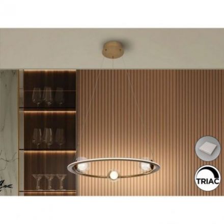 Tirsa Lámpara Bronce D60 de Schuller