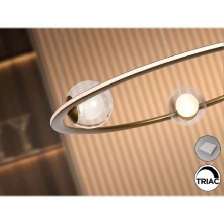 Tirsa Lámpara Bronce D60 de Schuller