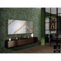 Surcos Ii Espejo Pan Oro 80x180 de Schuller
