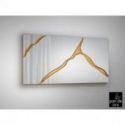 Surcos Ii Espejo Pan Oro 80x180 de Schuller