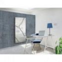 Surcos Ii Espejo Pan Plata 80x180 de Schuller