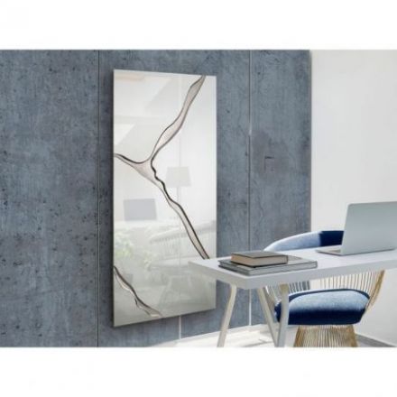 Surcos Ii Espejo Pan Plata 80x180 de Schuller