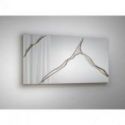 Surcos Ii Espejo Pan Plata 80x180 de Schuller