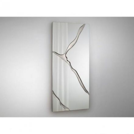 Surcos Ii Espejo Pan Plata 80x180 de Schuller