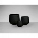 Kioto Set 3 Maceteros Negro de Schuller