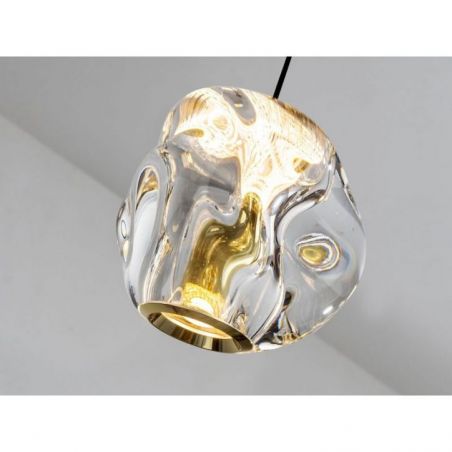 Zaria Lámpara 5l Negro Oro/transp D30 Dim de Schuller