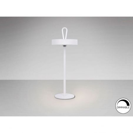 Gong Sobremesa Led Blanco de Schuller