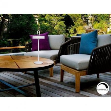 Gong Sobremesa Led Blanco de Schuller