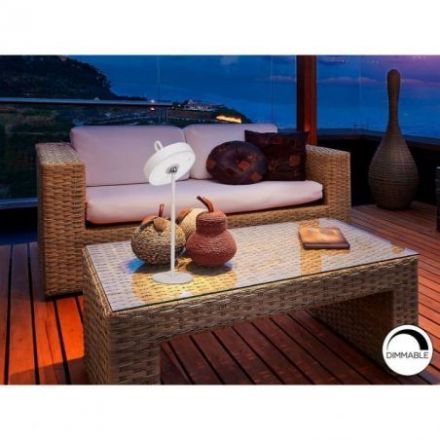 Gong Sobremesa Led Blanco de Schuller