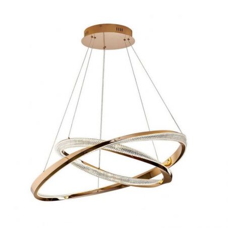 Orbitas Lámpara 2 Aros Oro de Schuller