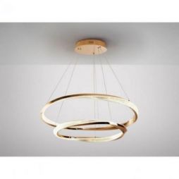 Orbitas Lámpara 2 Aros Oro de Schuller