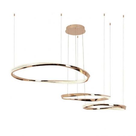 Orbitas Lámpara 3 Aros Oro de Schuller
