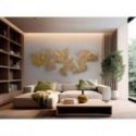 Drako Escultura Pared Acero Dorado de Schuller Drako Escultura Pared Acero Dorado de Schuller