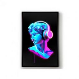 Busto Color Cuadro Luz Led 80x120 de Schuller