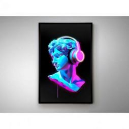 Busto Color Cuadro Luz Led 80x120 de Schuller