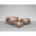 Canela Set 3 Maceteros Bronce de Schuller