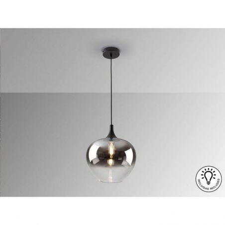 Opaz Lámpara 1l Negro Smoke D29 de Schuller