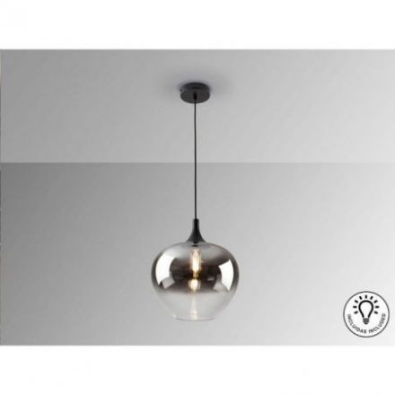 Opaz Lámpara 1l Negro Smoke D29 de Schuller