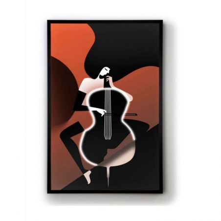 Violonchelo Cuadro Luz Led 80x120 de Schuller