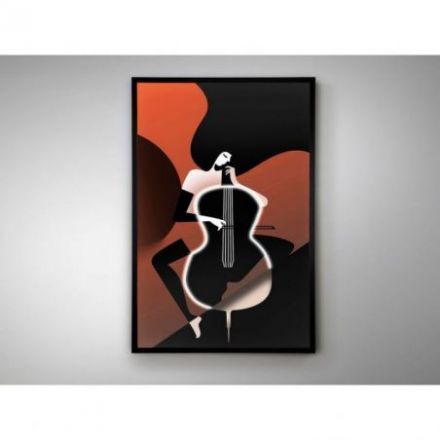 Violonchelo Cuadro Luz Led 80x120 de Schuller