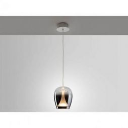 Suspiro Lámpara Cromo Smoky D18 de Schuller