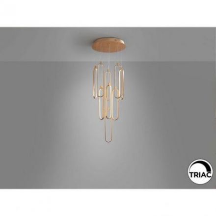 Colette Lámpara 9l Oro Rosa de Schuller