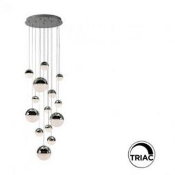 Sphere Lámpara 14l Cromo D60 Dimable de Schuller