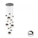 Sphere Lámpara 14l Cromo D60 Dimable de Schuller Sphere Lámpara 14l Cromo D60 Dimable de Schuller