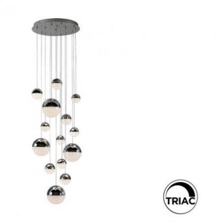Sphere Lámpara 14l Cromo D60 Dimable de Schuller