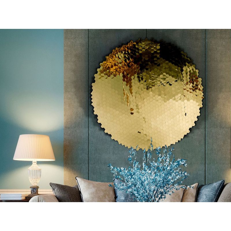 Matrix Bajorrelieve Acero Dorado de Schuller Matrix Bajorrelieve Acero Dorado de Schuller