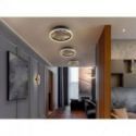 Stone Plafón Led Cct Negro 40d de Schuller