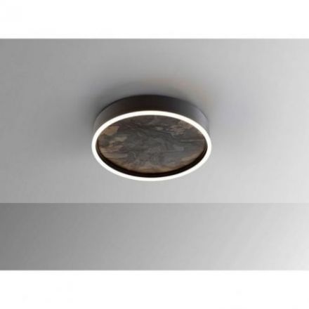Stone Plafón Led Cct Negro 40d de Schuller