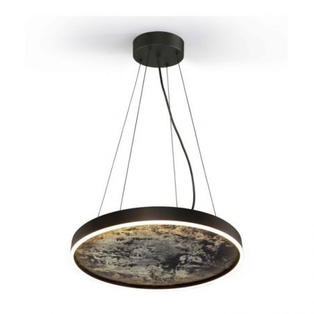 Stone Lámpara Led Cct Negra 60d de Schuller