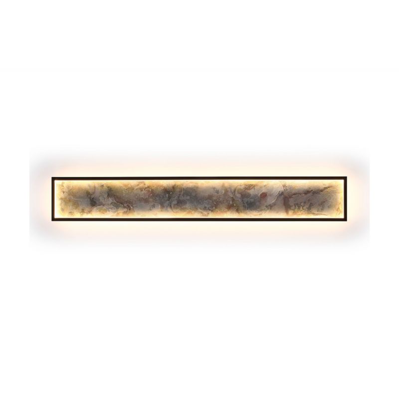 Stone Aplique Plafón Led Cct Negro L100 de Schuller