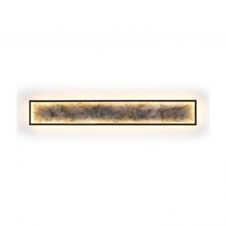 Stone Aplique Plafón Led Cct Negro L100 de Schuller