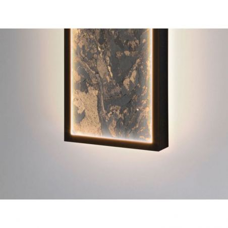 Stone Aplique Plafón Led Cct Negro L100 de Schuller