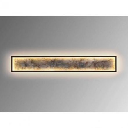 Stone Aplique Plafón Led Cct Negro L100 de Schuller