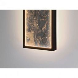 Stone Aplique Plafón Led Cct Negro L60 de Schuller