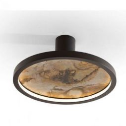 Stone Aplique Plafón Led Cct Negro D30 de Schuller