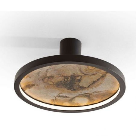 Stone Aplique Plafón Led Cct Negro D30 de Schuller