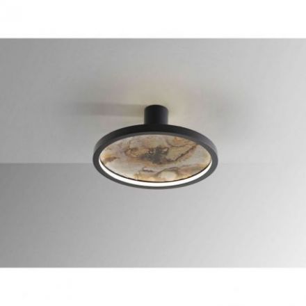 Stone Aplique Plafón Led Cct Negro D30 de Schuller